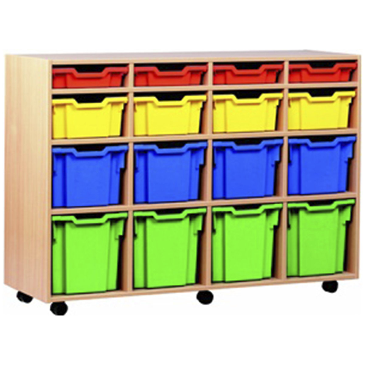 16 Tray Variety Mobile Storage