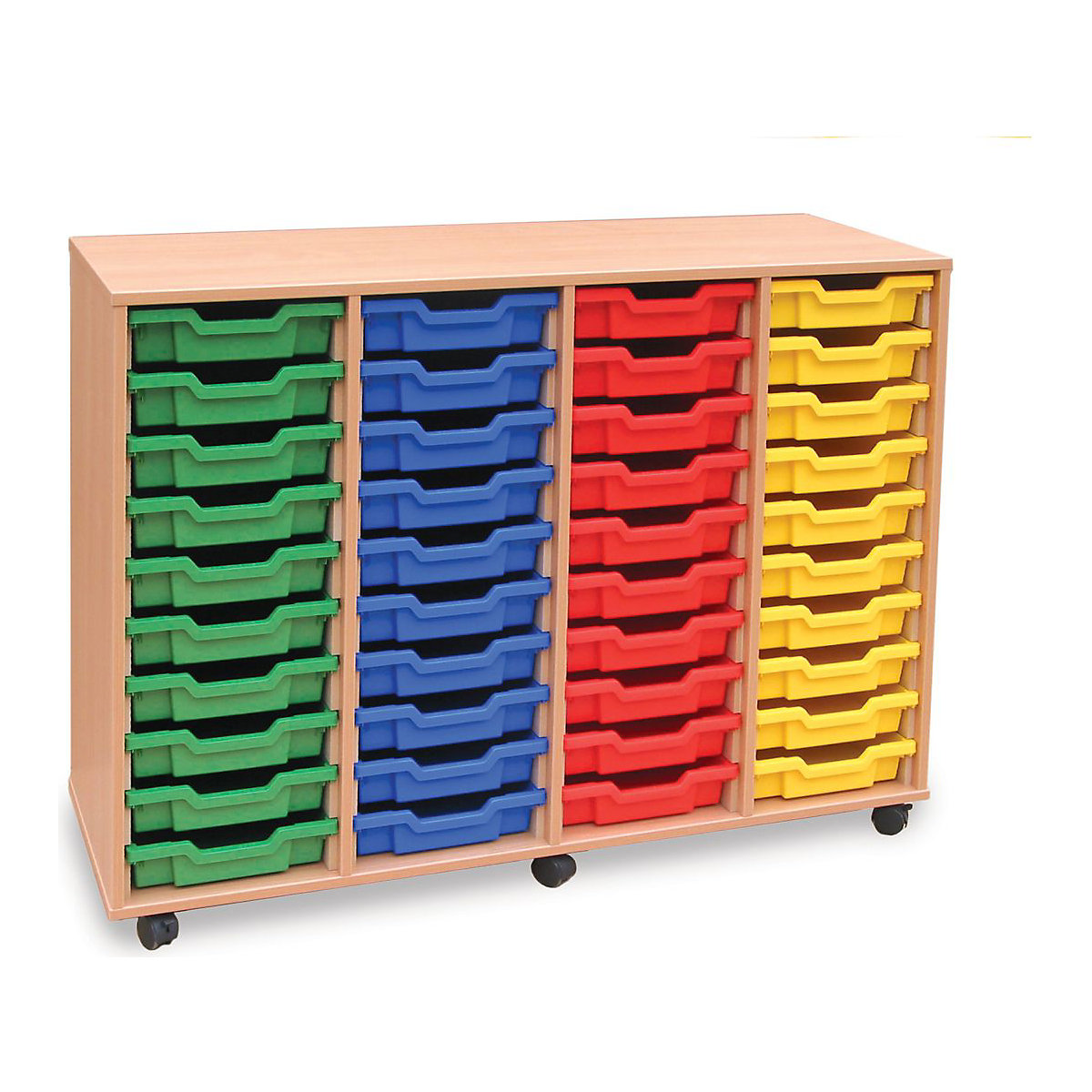 40 Single Tray Wooden Units
