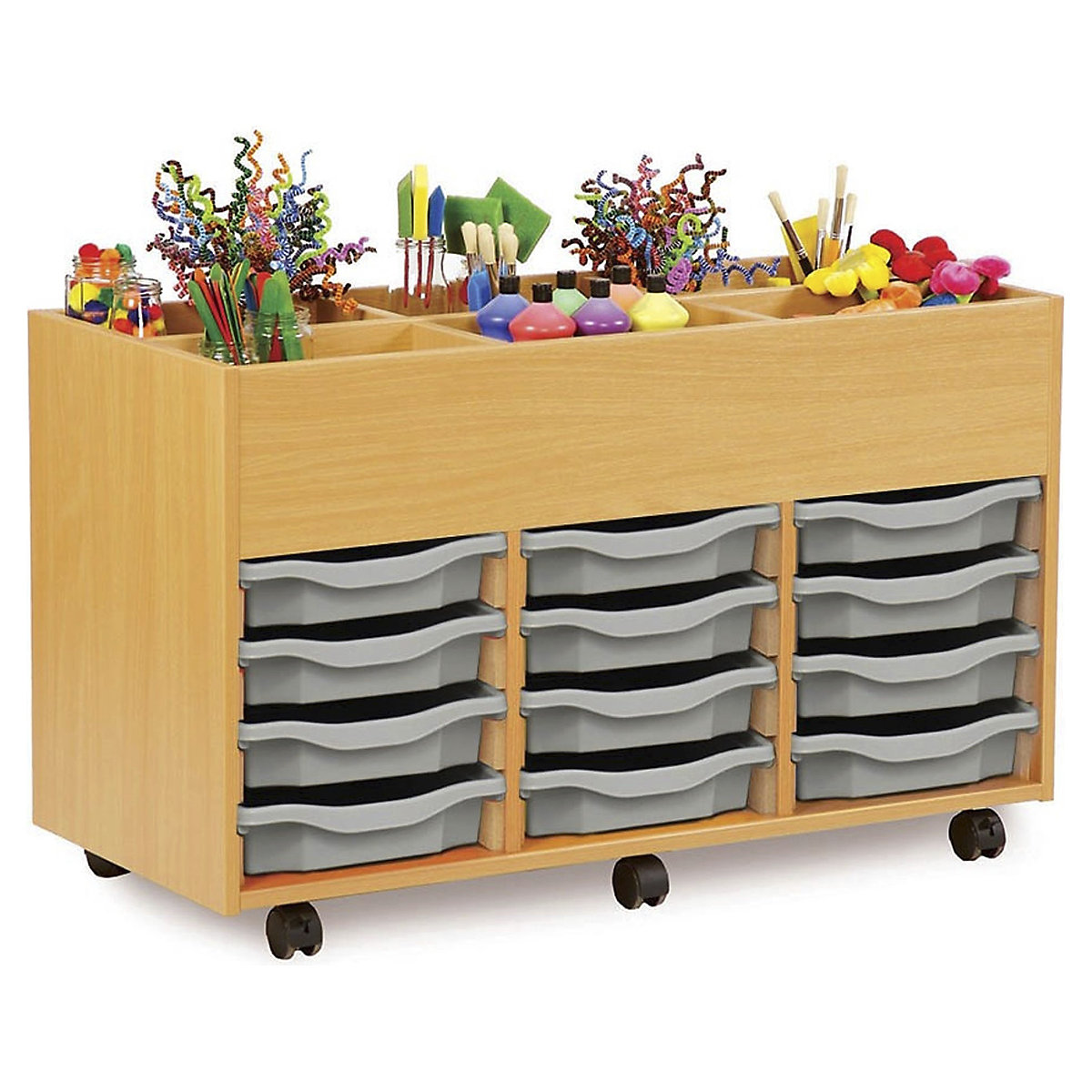 6 Compartment 12 Tray Kinderbox