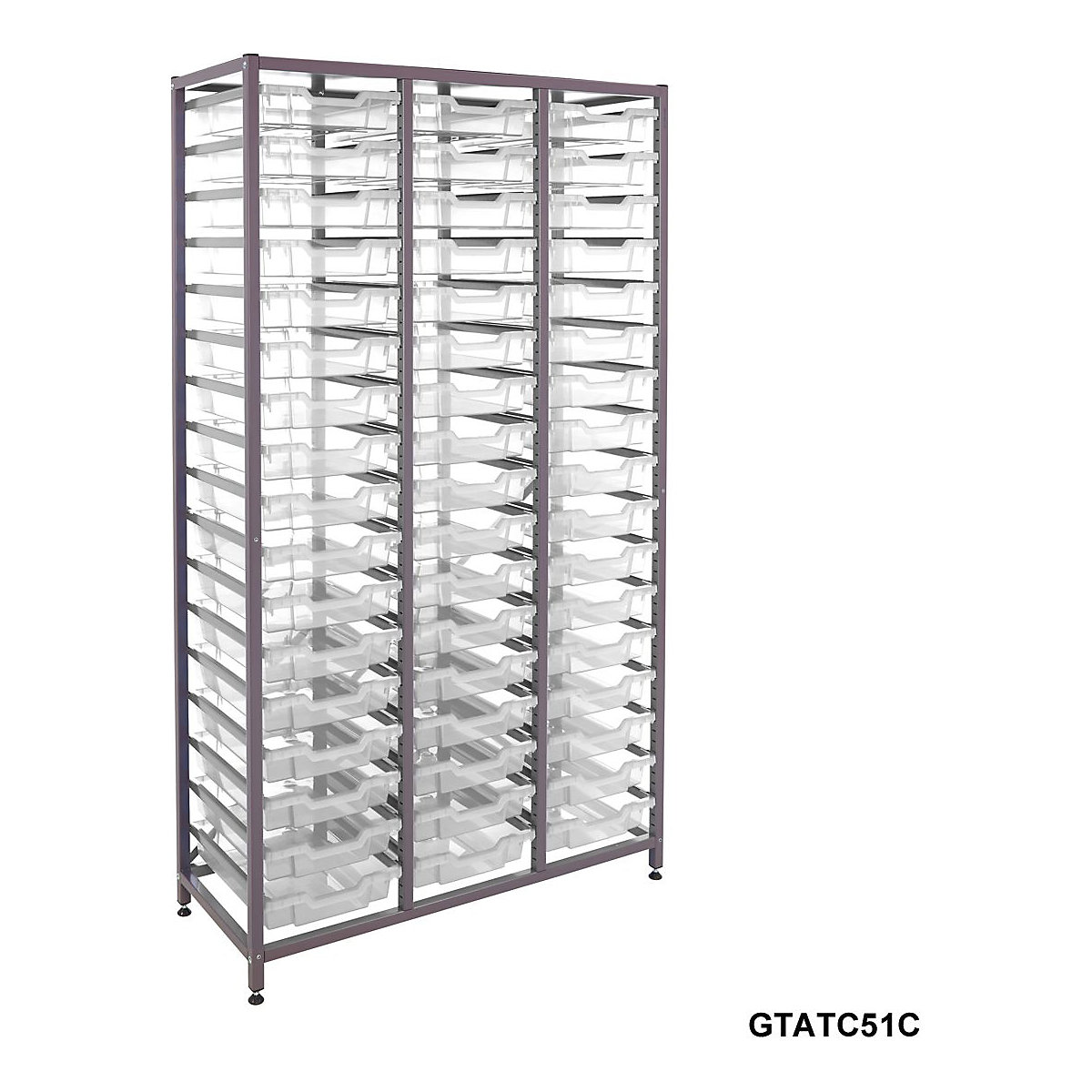 Gratnells Triple Column Storage Units With 51 Shallow Trays (Product illustration 5)-4