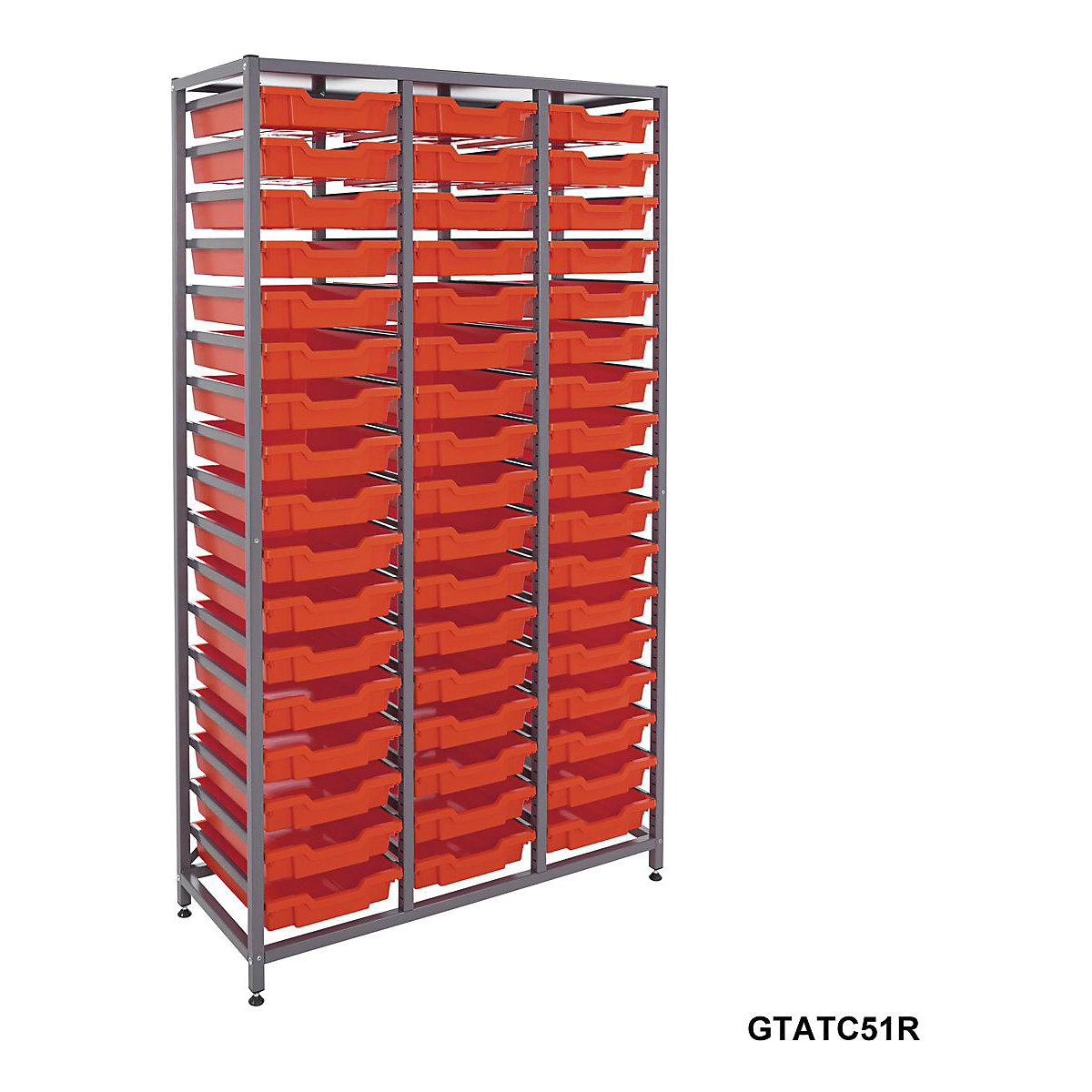 Gratnells Triple Column Storage Units With 51 Shallow Trays (Product illustration 11)-10