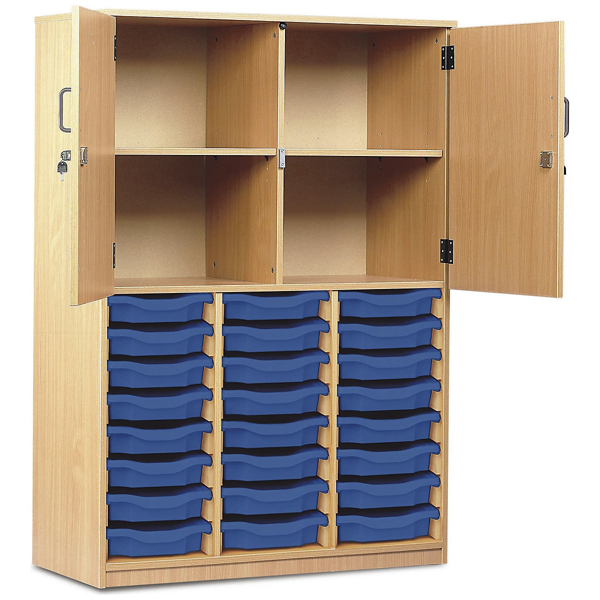 Large Volume Tray Storage Cupboard