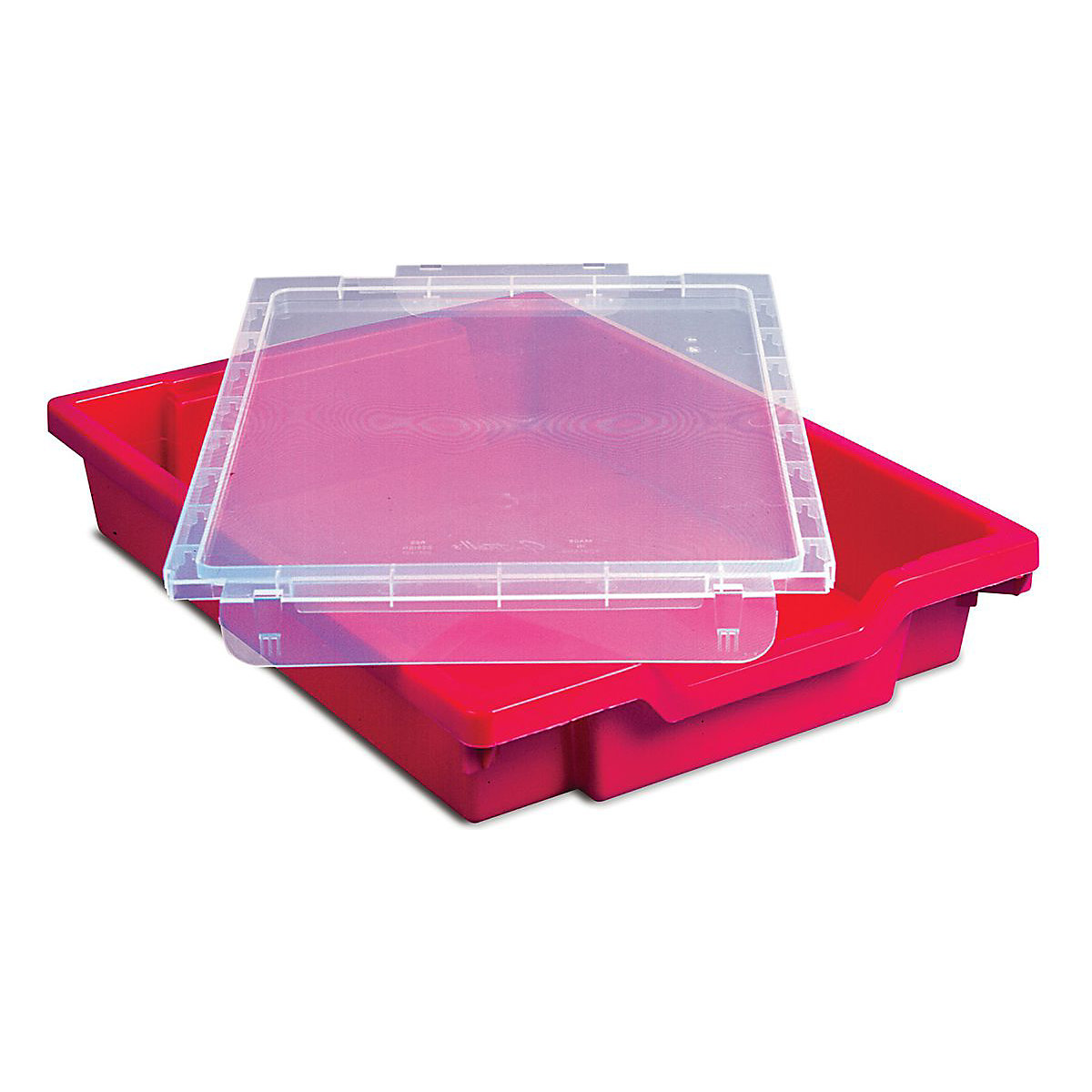 Translucent Clip On Lid for Gratnells Plastic Trays, Pack of 6