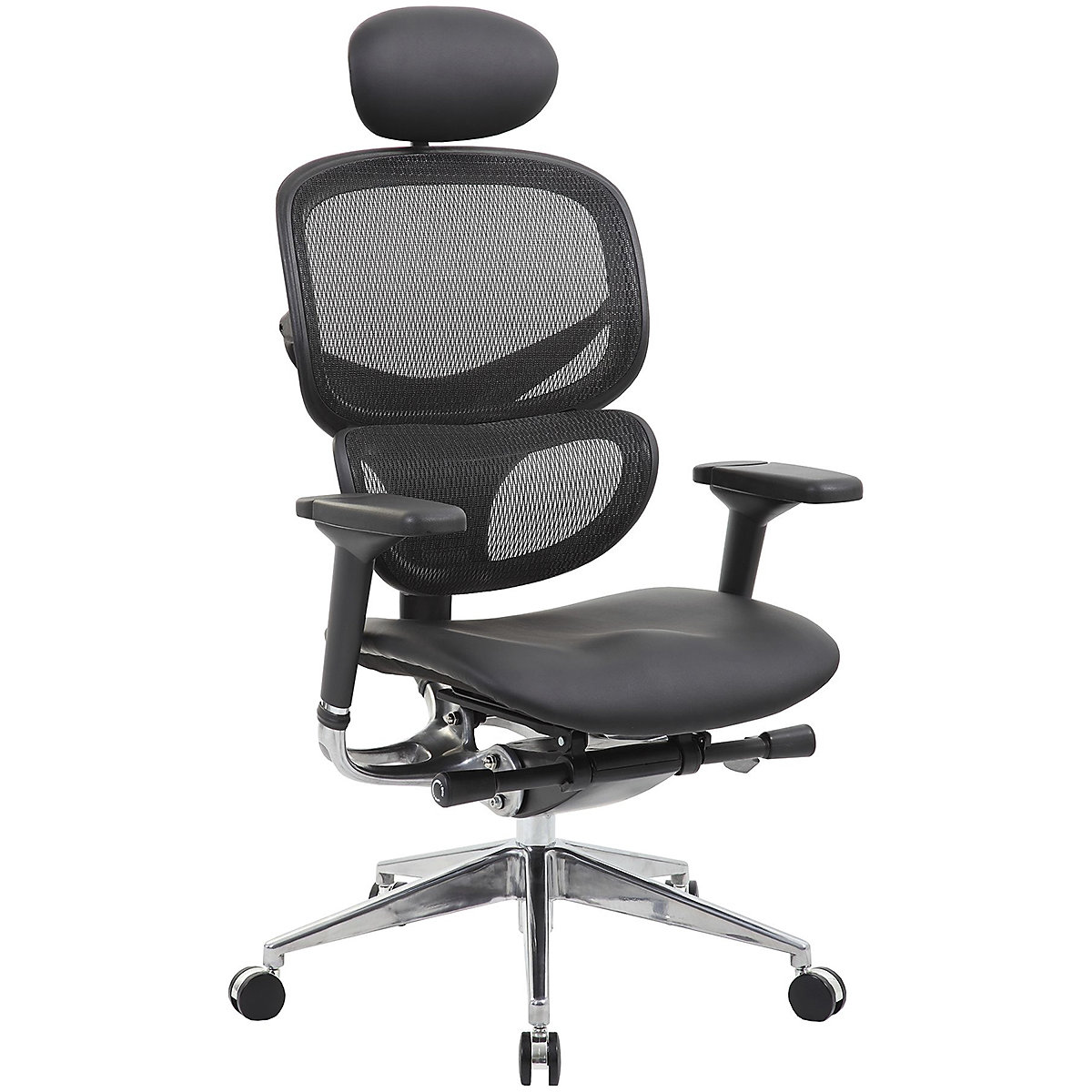 inSync 24 Hour Mesh Office Chair With Headrest Leather Seat pdplarge mrd  bd 105360 web