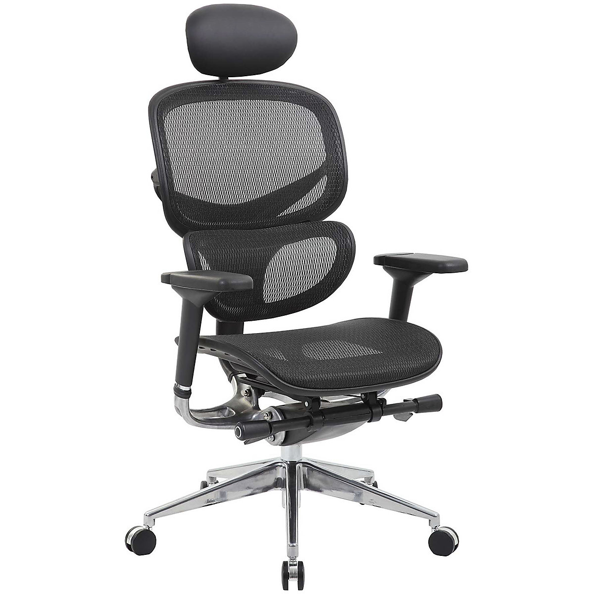 inSync 24 Hour Mesh Office Chair With Leather Headrest