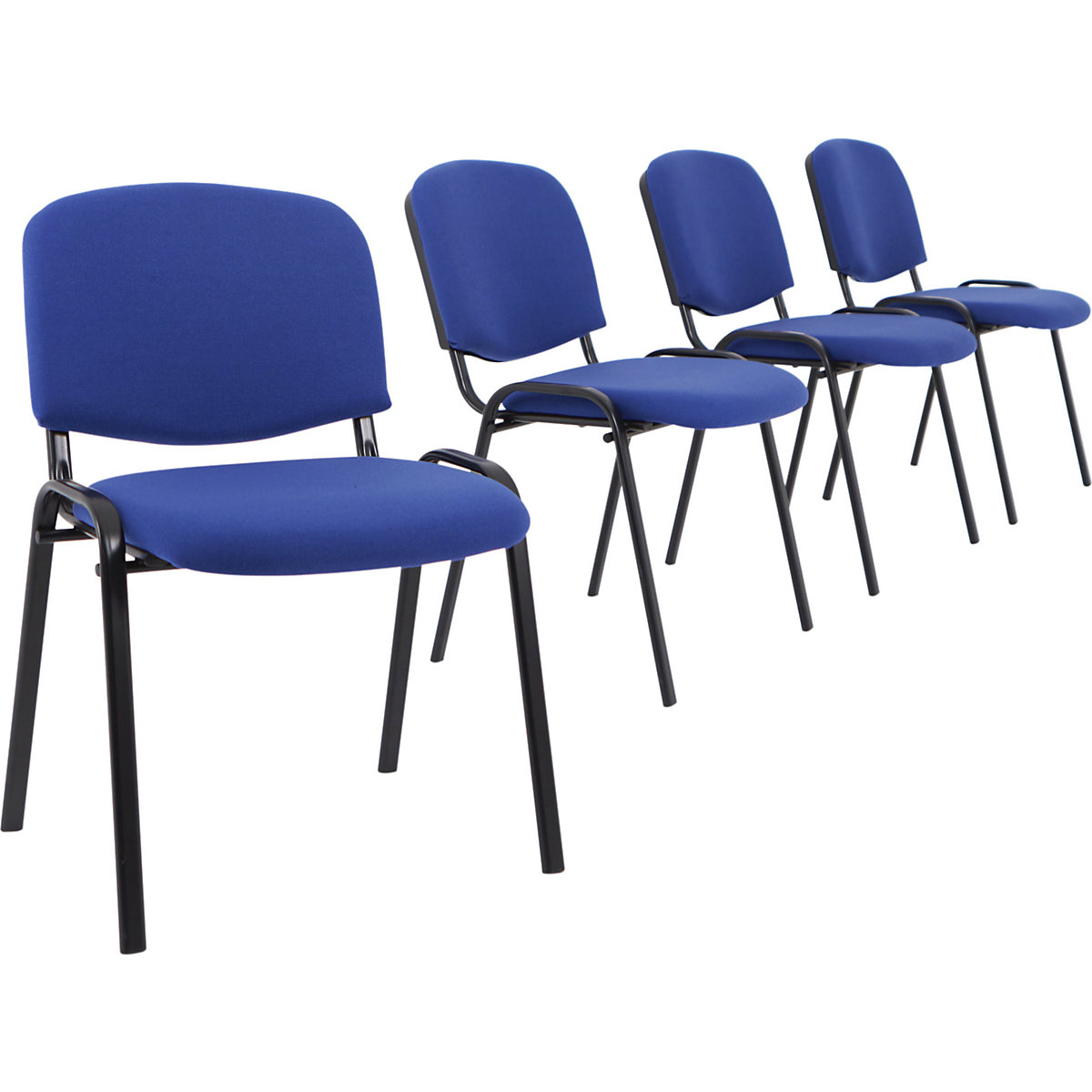 BiGDUG Essentials Conference Chair with Black Frame (4 Pack) (Product illustration 15)-14