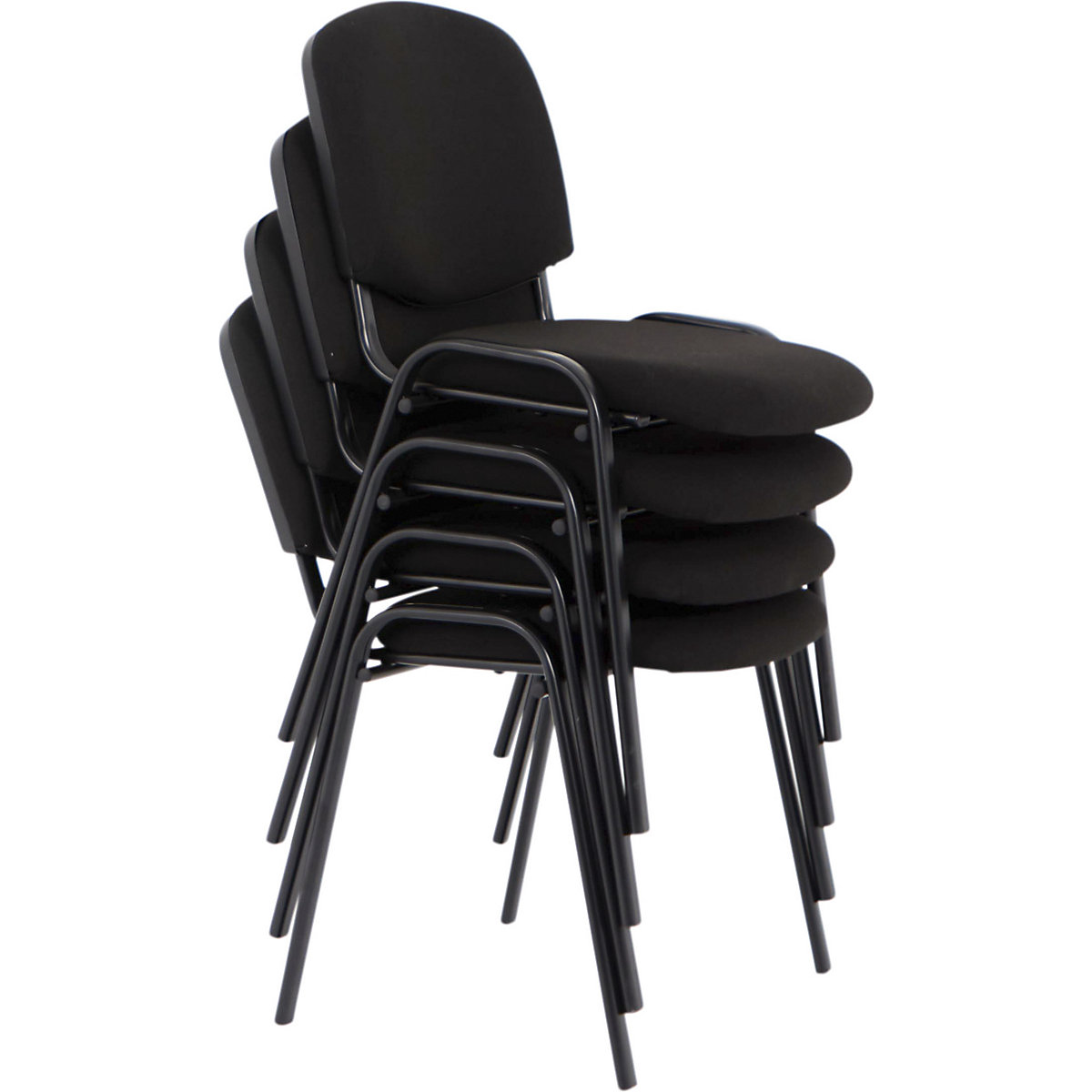 BiGDUG Essentials Conference Chair with Black Frame (4 Pack) (Product illustration 13)-12
