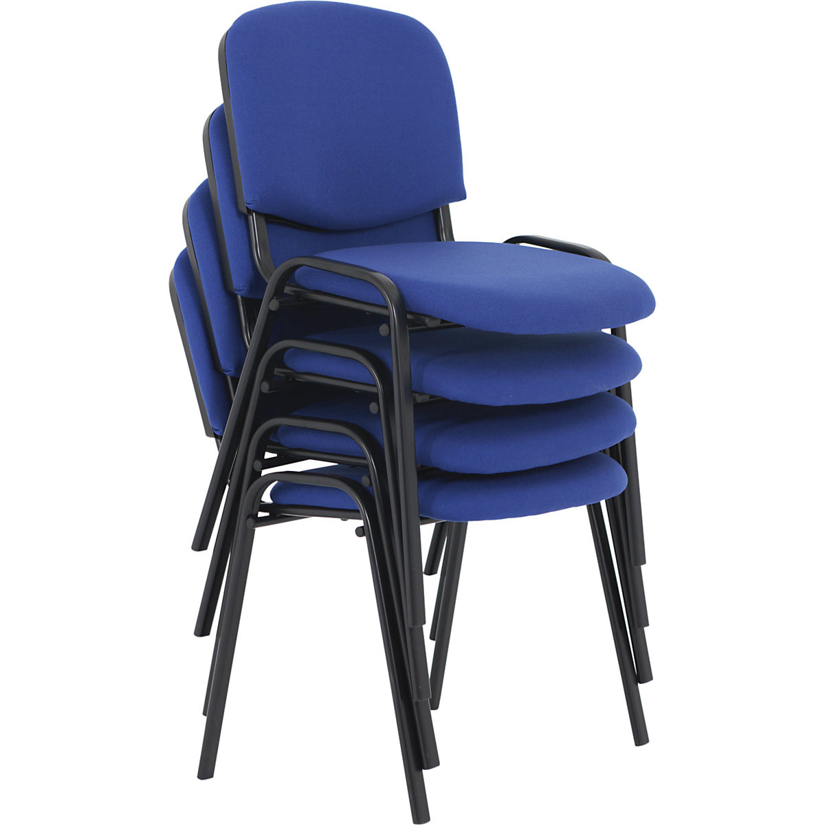 BiGDUG Essentials Conference Chair with Black Frame (4 Pack) (Product illustration 8)-7