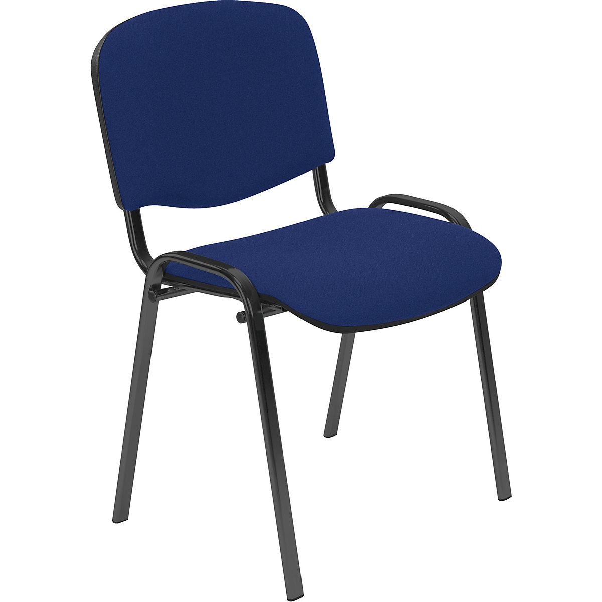 NowyStyl ISO Black Frame Conference Chairs Pack of 4 pdplarge mrd  bd ISO 4L BL front 34 BLUEjpg web