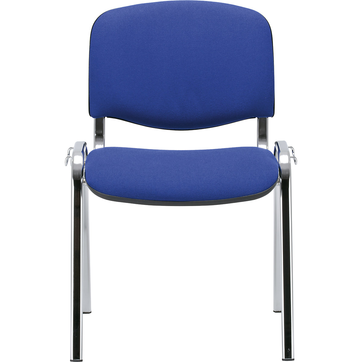 NowyStyl ISO White Aluminium Frame Conference Chairs Pack of 4 pdplarge mrd  bd ISO 4L CR front BLUEjpg web