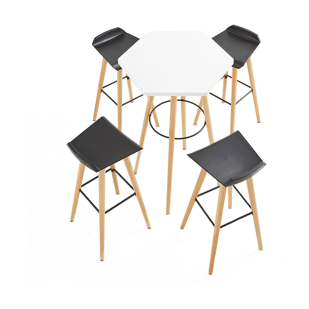 Perch Meeting and Breakout High Stool (Product illustration 13)-12