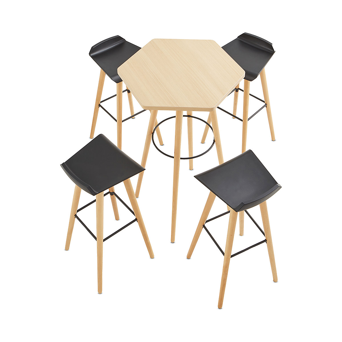 Perch Meeting and Breakout High Stool (Product illustration 14)-13