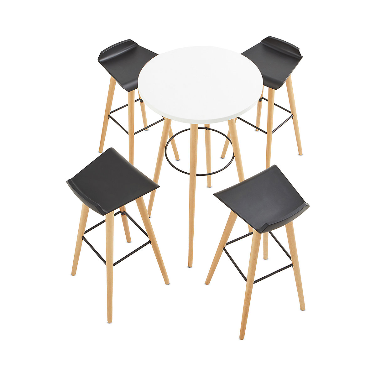 Perch Meeting and Breakout High Stool (Product illustration 15)-14