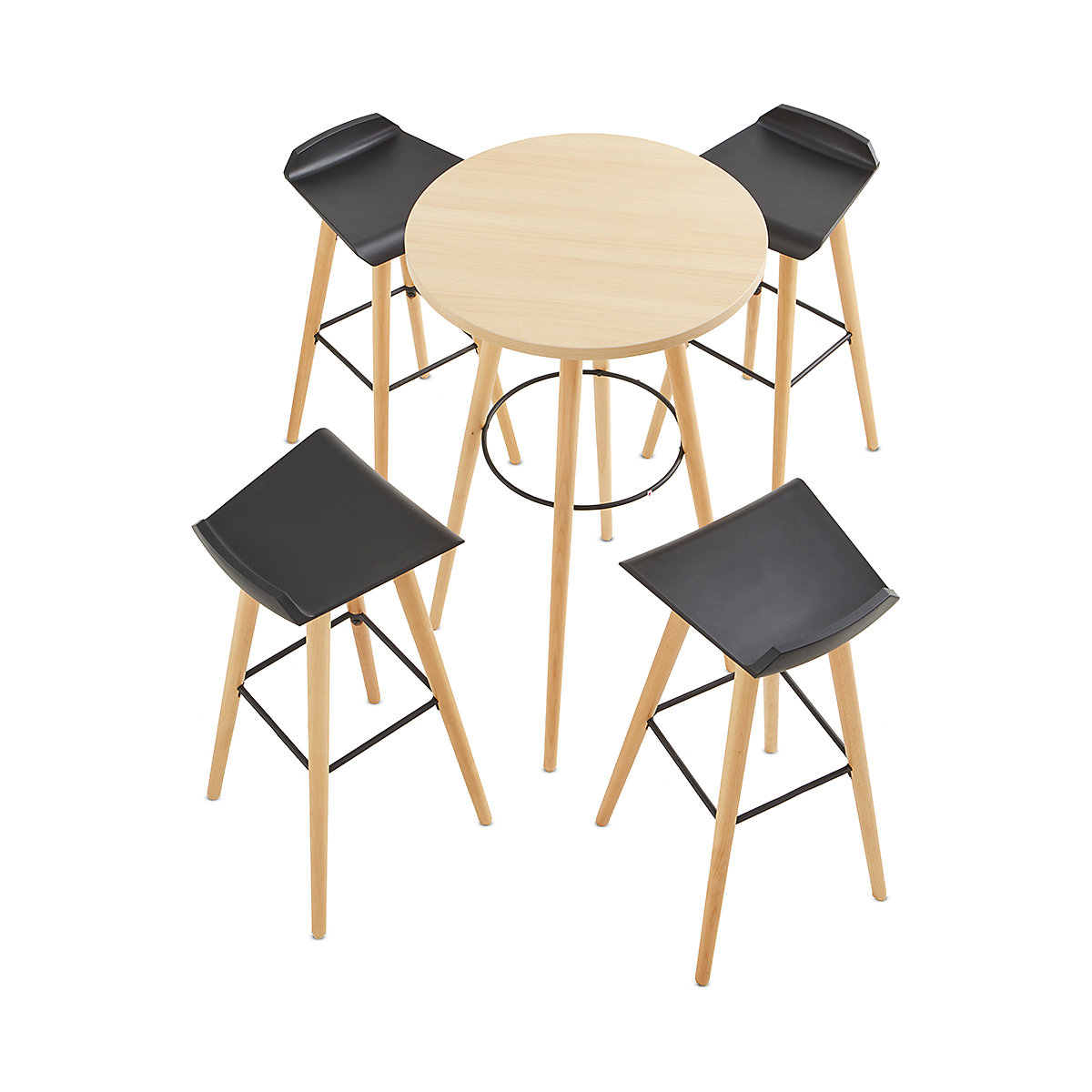 Perch Meeting and Breakout High Stool (Product illustration 16)-15