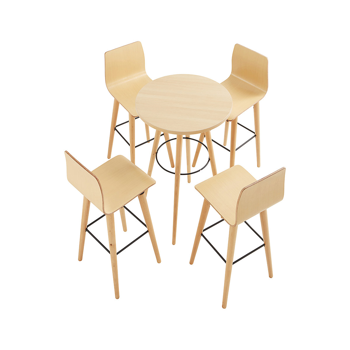 Scion Beech Meeting and Breakout High Stool (Product illustration 17)-16