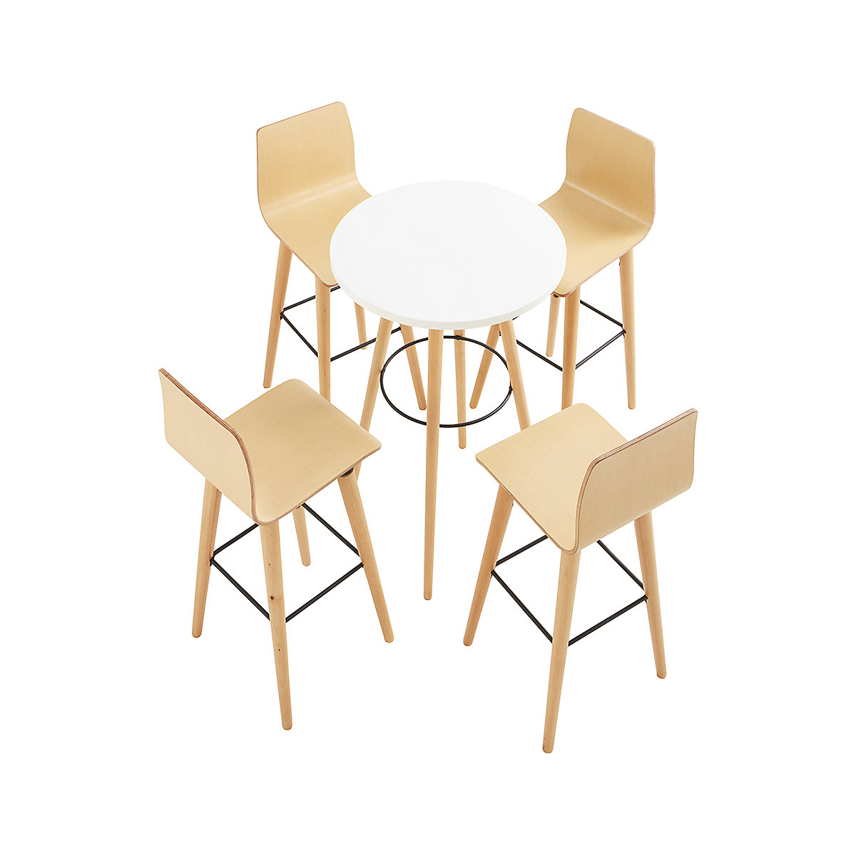 Scion Beech Meeting and Breakout High Stool (Product illustration 18)-17