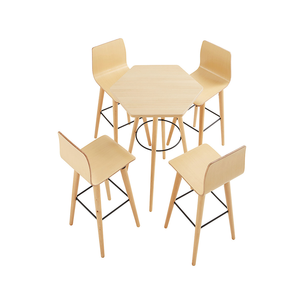 Scion Beech Meeting and Breakout High Stool (Product illustration 19)-18