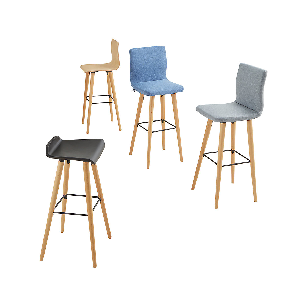 Scion Upholstered Meeting and Breakout High Stool (Product illustration 17)-16