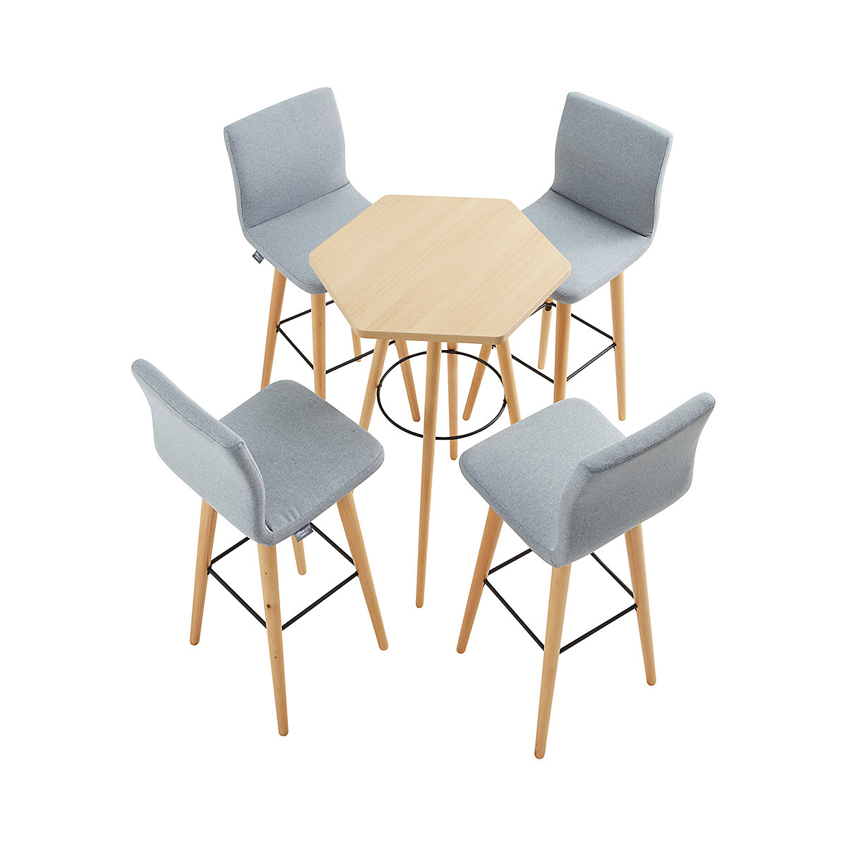 Scion Upholstered Meeting and Breakout High Stool (Product illustration 19)-18