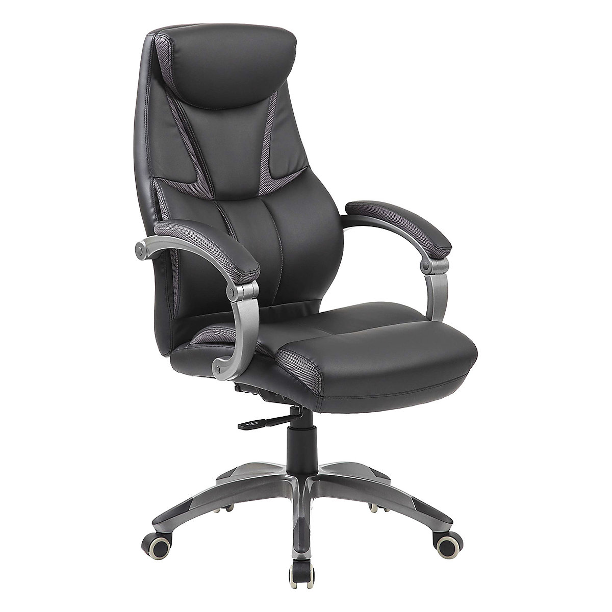 Berlin Synchronous Black Bonded Leather Manager Chair