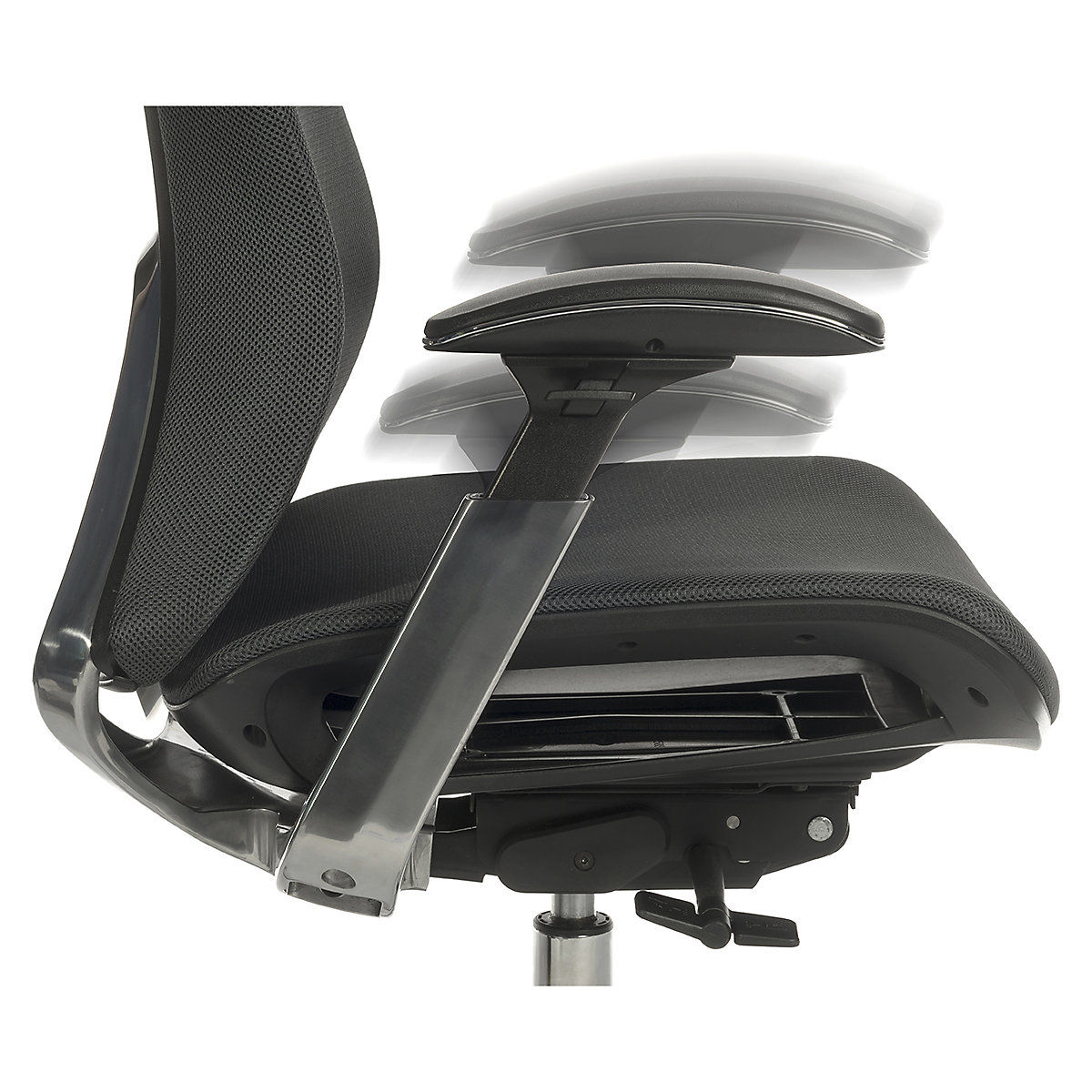 Quantum Luxury Mesh Back Executive Office Chair (Product illustration 11)-10