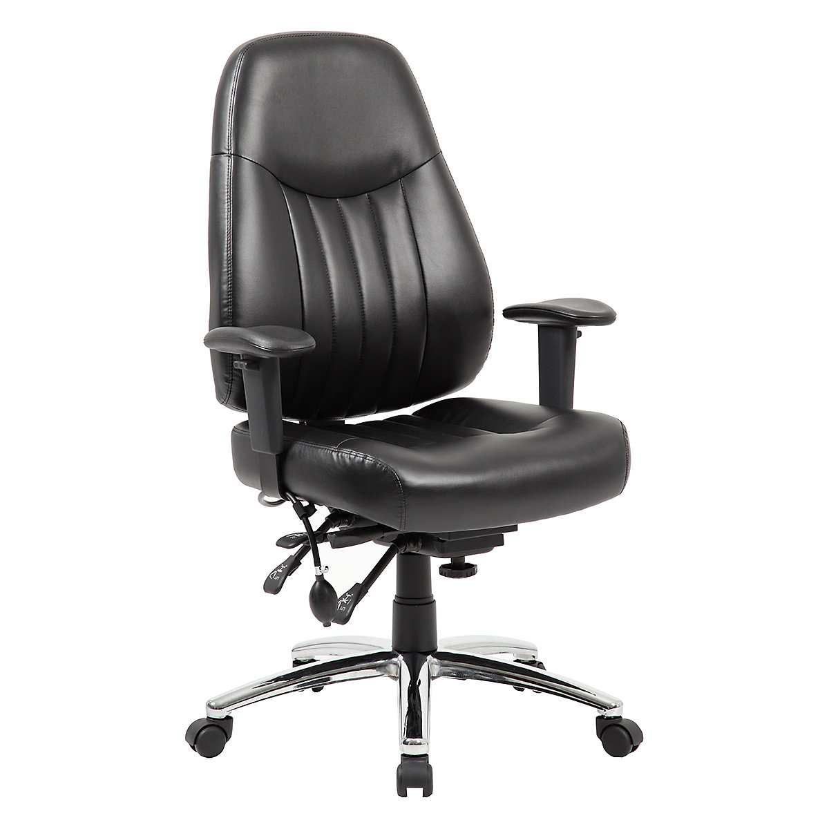 Alpha 24 Hour High Back Leather Office Chair pdplarge mrd  bd OFKLC R web