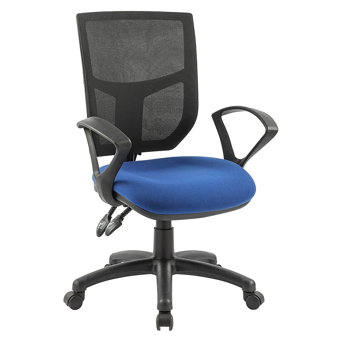 BiGDUG Essentials 2 Lever Mesh Operator Chair, BiGDUG Essentials 2 Lever Mesh Operator Chair, BiGDUG Essentials 2 Lever Mesh Operator Chair |Fixed Arms | Blue-3