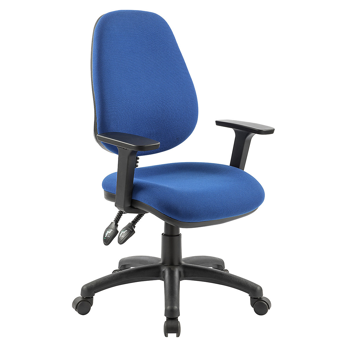 BiGDUG Essentials 2 Lever Operator Chair, BiGDUG Essentials 2 Lever Operator Chair, BiGDUG Essentials 2 Lever Operator Chair |Adjustable Arms | Blue-6