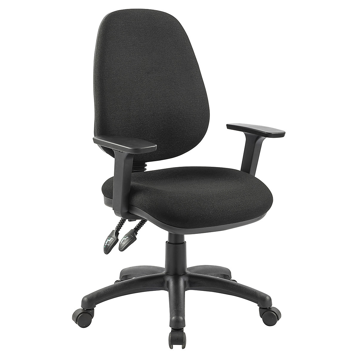 BiGDUG Essentials 2 Lever Operator Chair, BiGDUG Essentials 2 Lever Operator Chair, BiGDUG Essentials 2 Lever Operator Chair |Adjustable Arms | Black-5