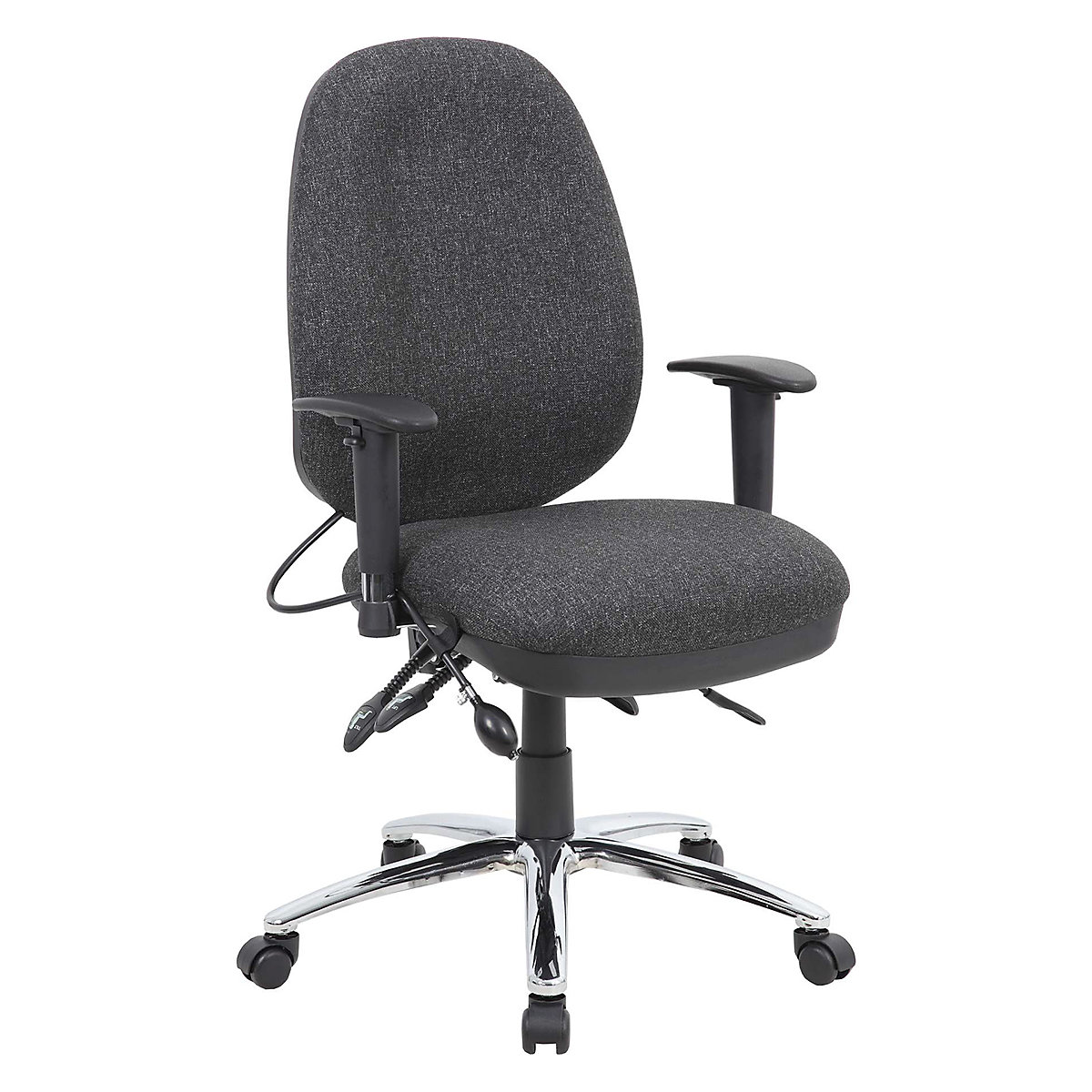 Deluxe Air Lumbar - Large Fully Loaded Comfortable Office Chair, Deluxe Air Lumbar - Large Fully Loaded Comfortable Office Chair, Deluxe Air Lumbar Fully Loaded Office Chair |  Charcoal  | Chiropractor Approved | Flat Packed-2