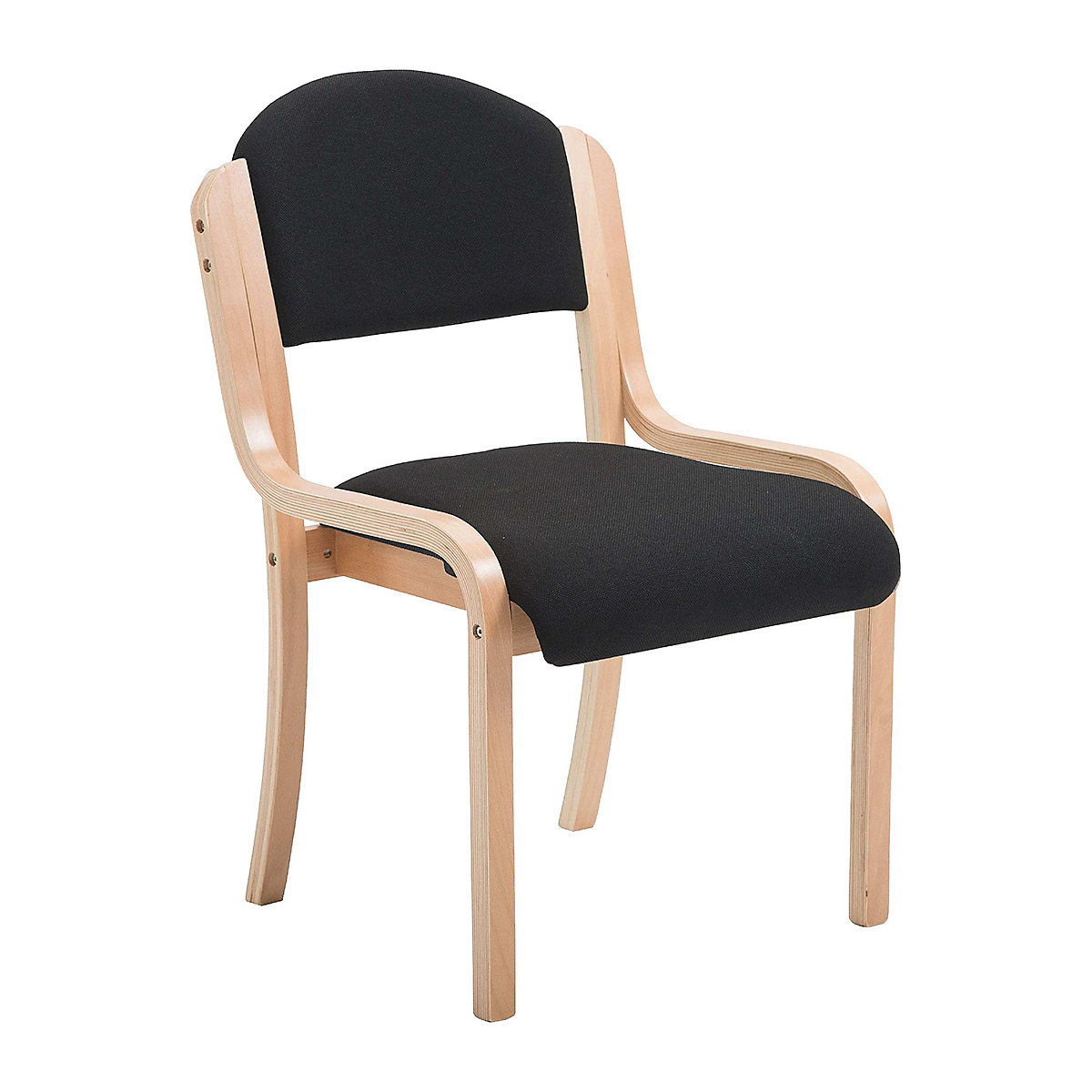 BiGDUG Essentials Devonshire Wooden Frame Stacking Chairs
