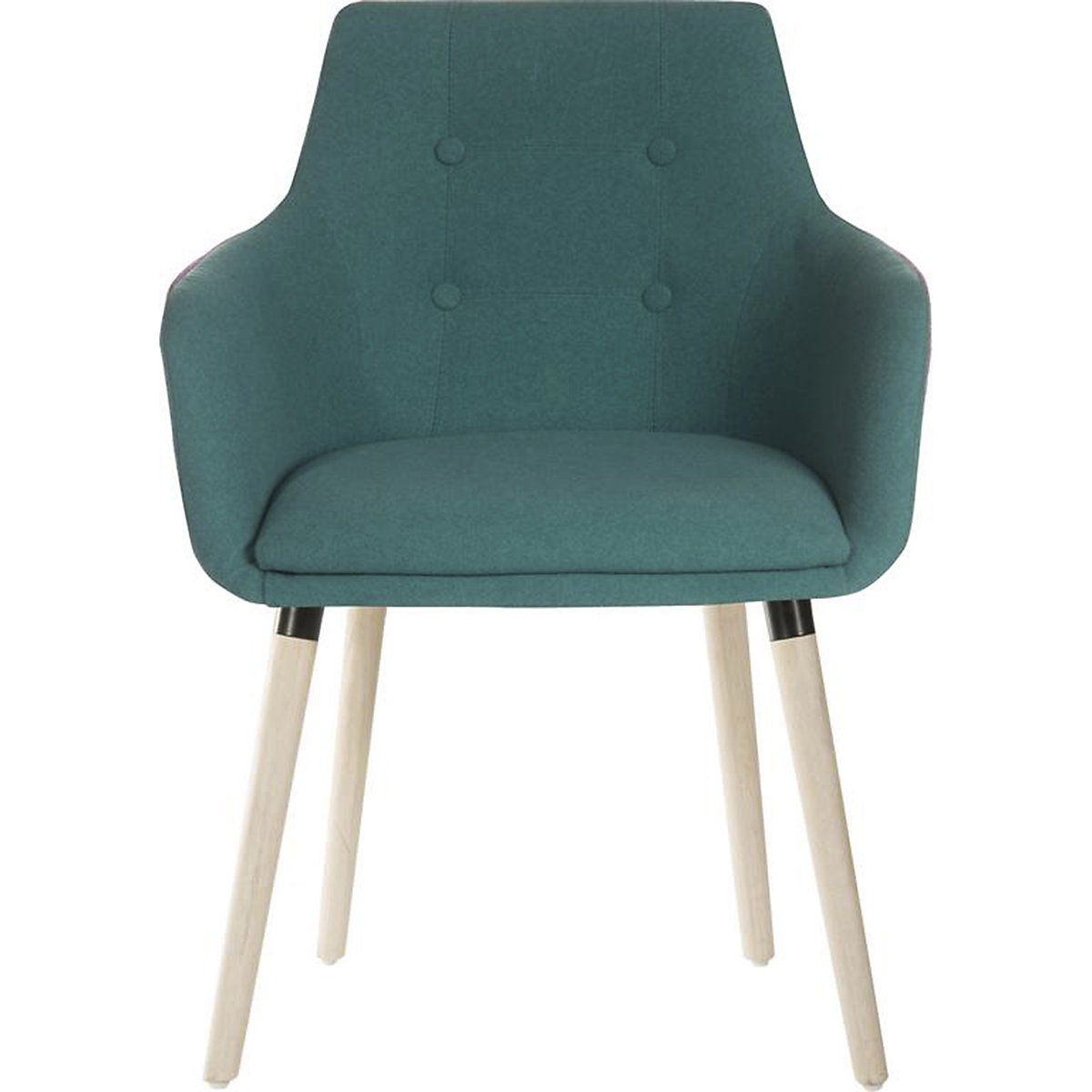 Four Legged Reception Chair, Four Legged Reception Chair, Jade 2PK Four Legged Reception Chair Graphite | 850h x 590w x 590d mm | Jade Fabric | 90kg Weight Capacity-1