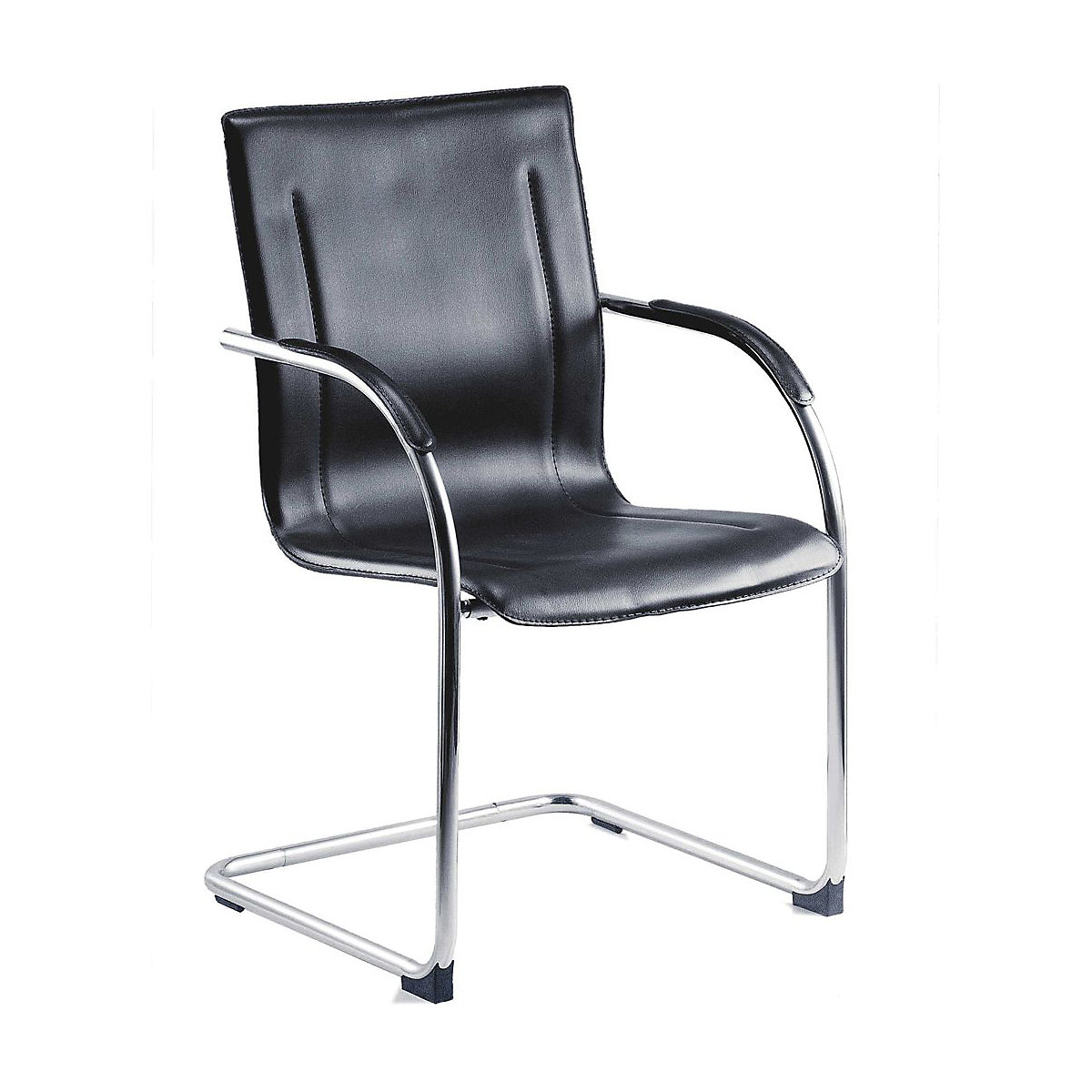 Guest Leather Effect Reception Chairs