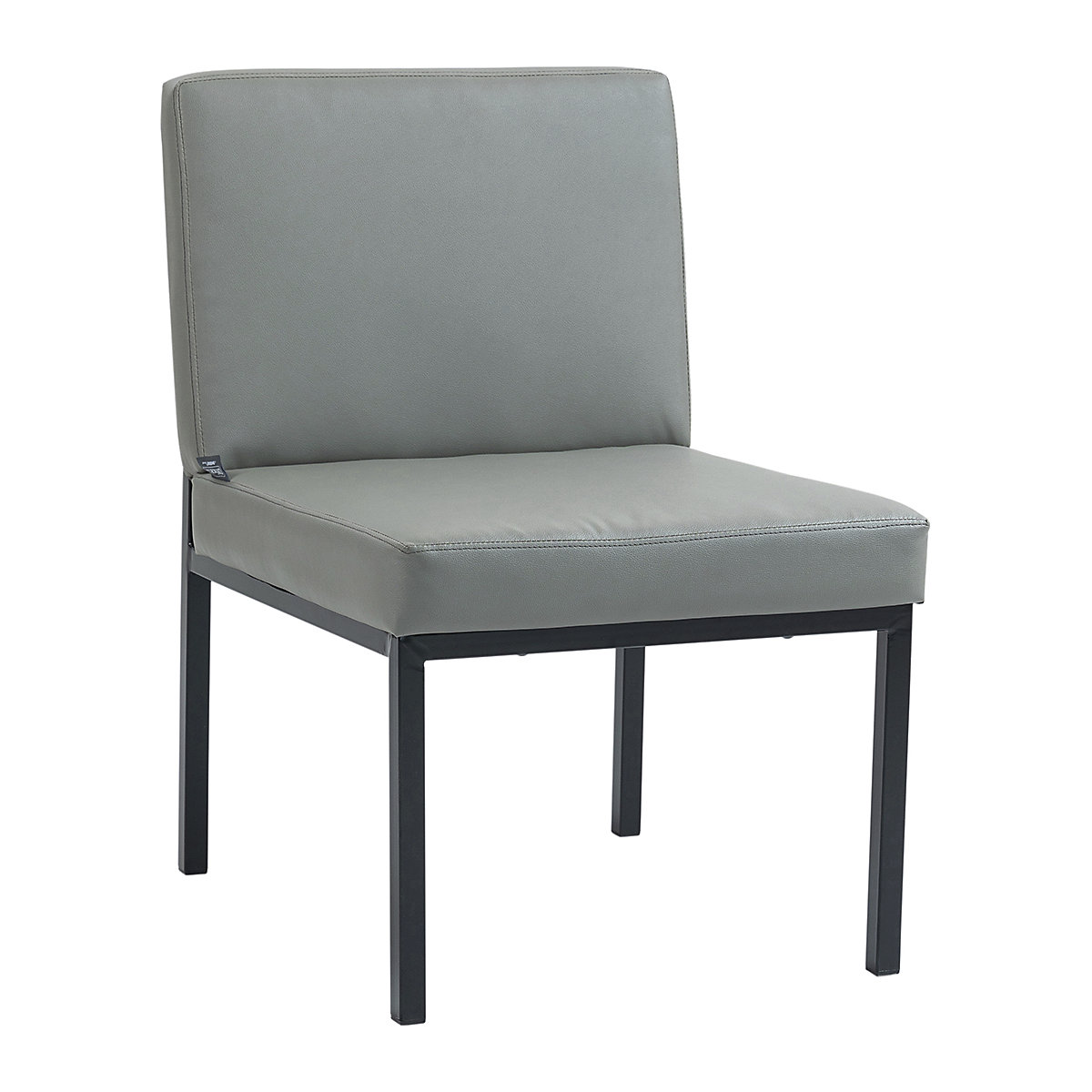 Mardin Lounge Chair, Mardin Lounge Chair, Mardin Lounge Chair |Light Grey Vinyl-3