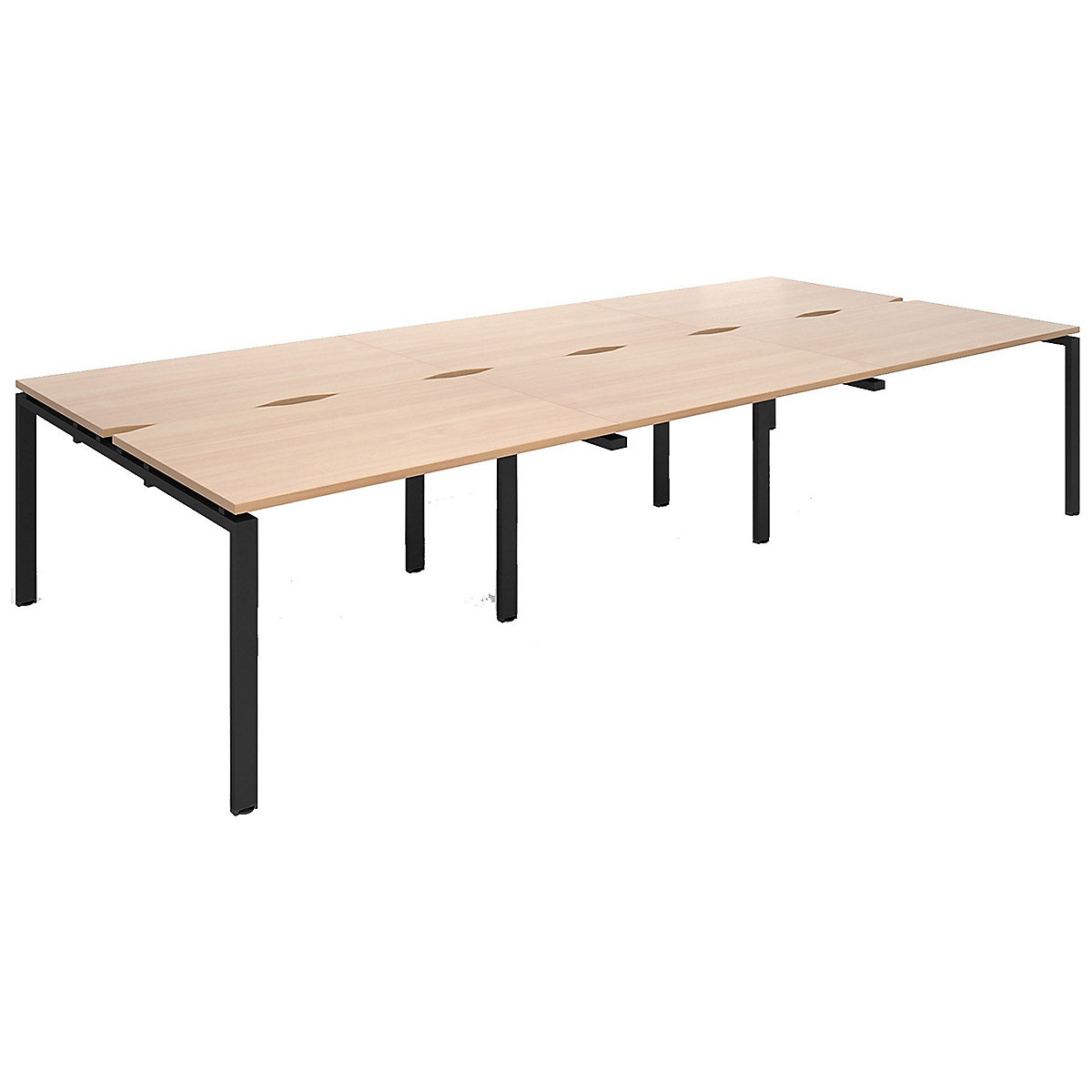 Balance Triple Back To Back Bench Desks