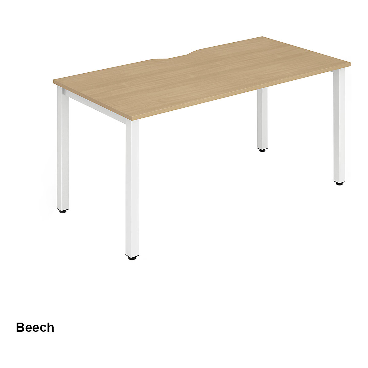Evolve Single Bench Desk Plus (Product illustration 3)-2