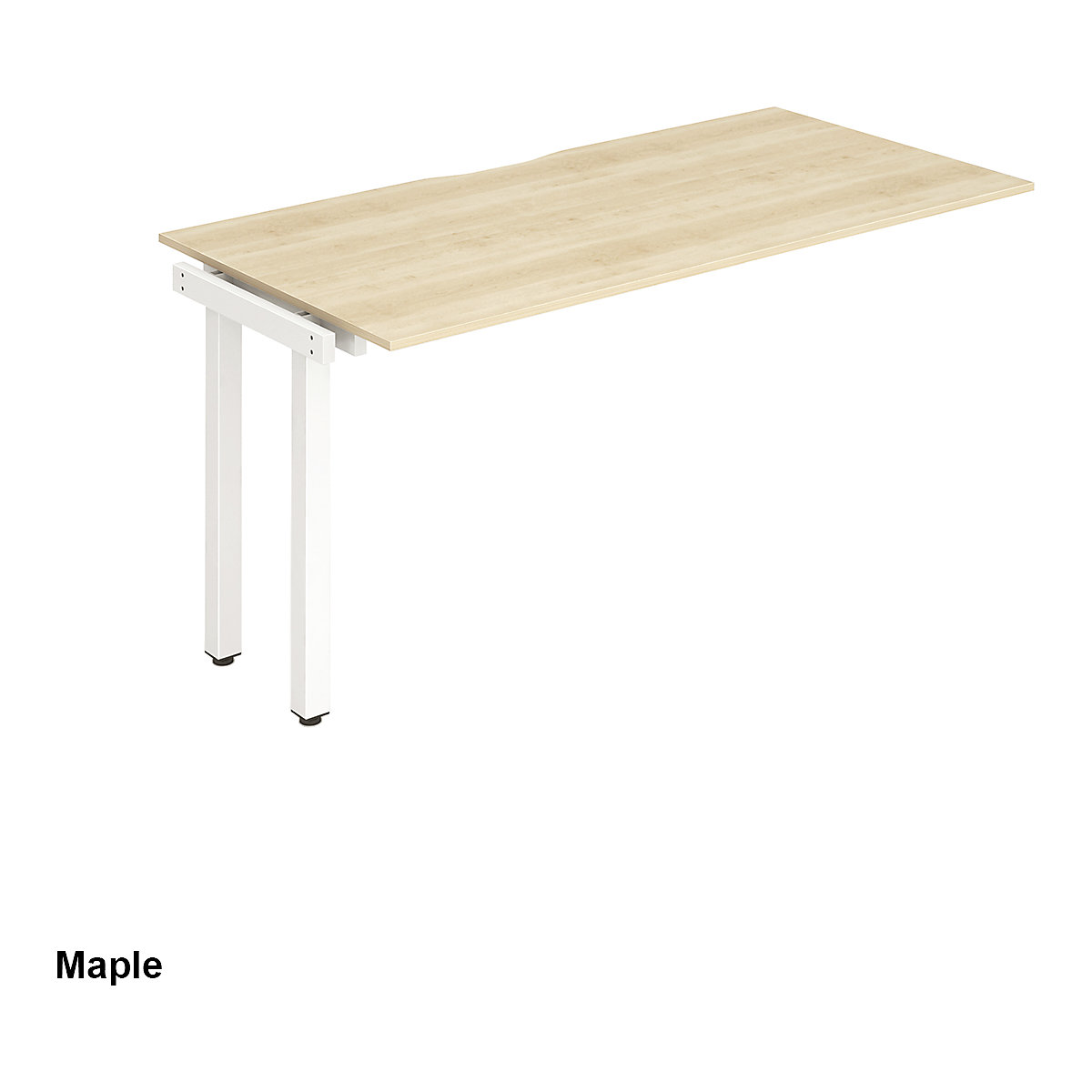 Evolve Single Extension Bench Desk Plus (Product illustration 4)-3