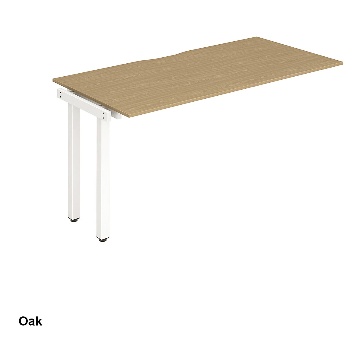 Evolve Single Extension Bench Desk Plus (Product illustration 5)-4