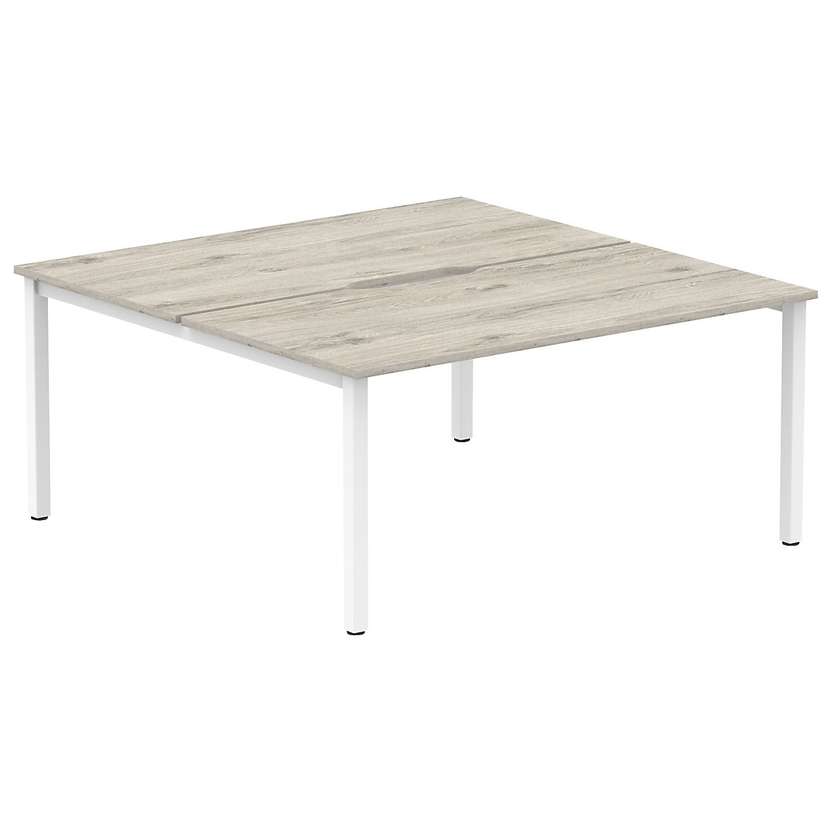 InterAct Sliding Top Back to Back 2 Person Bench Desk