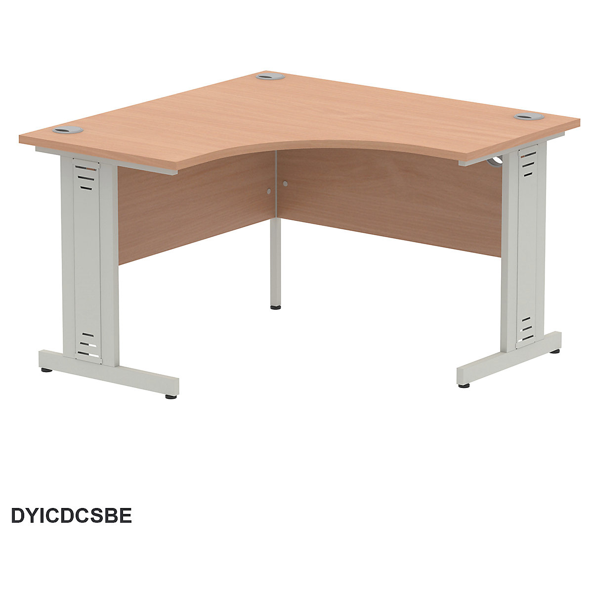 Impulse Corner Office Desks with Cable Managed Cantilever Legs (Product illustration 3)-2