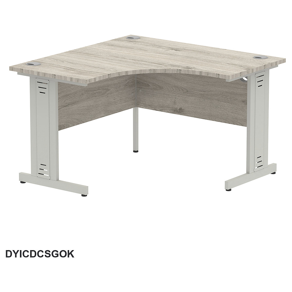 Impulse Corner Office Desks with Cable Managed Cantilever Legs (Product illustration 4)-3