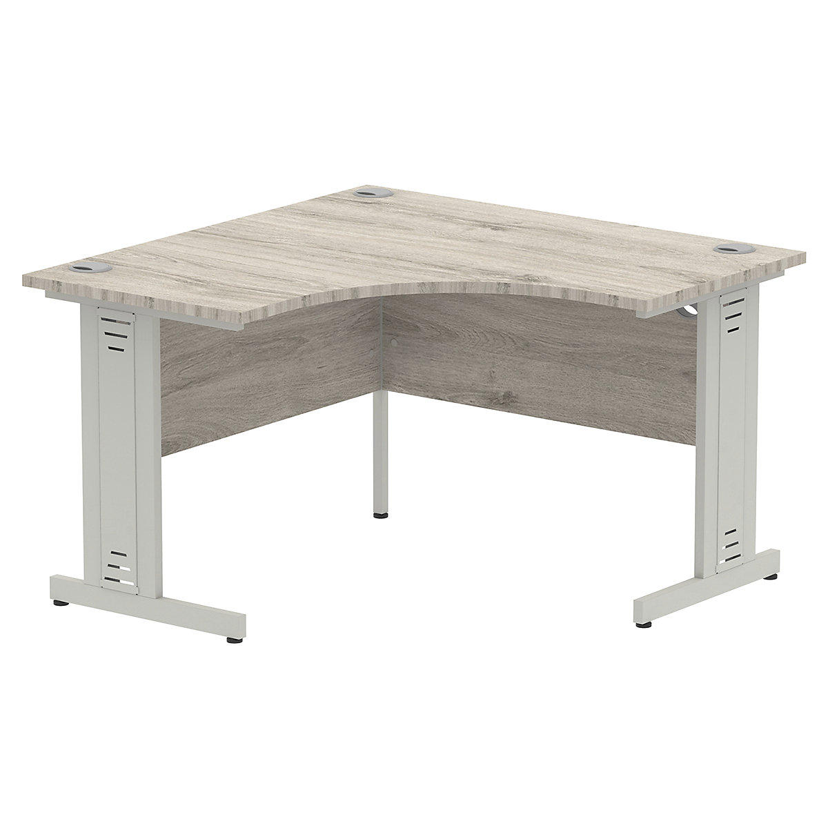Impulse Corner Office Desks with Cable Managed Cantilever Legs