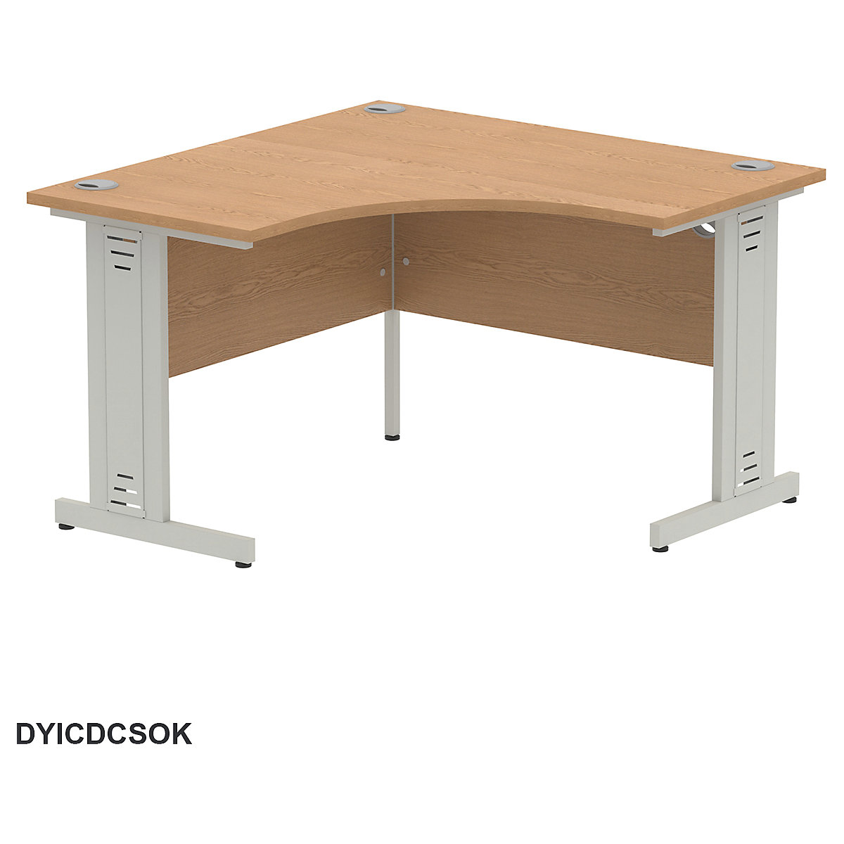 Impulse Corner Office Desks with Cable Managed Cantilever Legs (Product illustration 5)-4