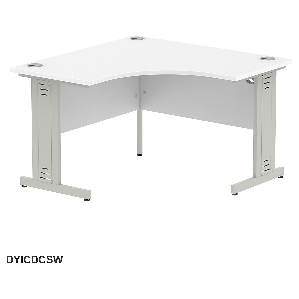 Impulse Corner Office Desks with Cable Managed Cantilever Legs (Product illustration 6)-5
