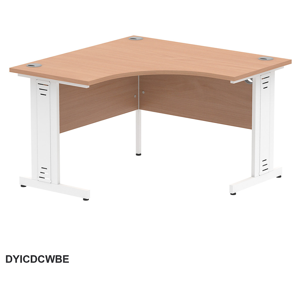 Impulse Corner Office Desks with Cable Managed Cantilever Legs (Product illustration 8)-7