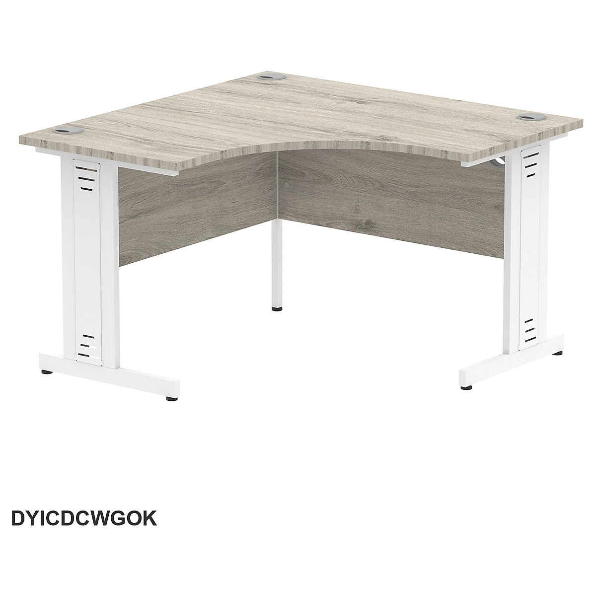 Impulse Corner Office Desks with Cable Managed Cantilever Legs (Product illustration 9)-8