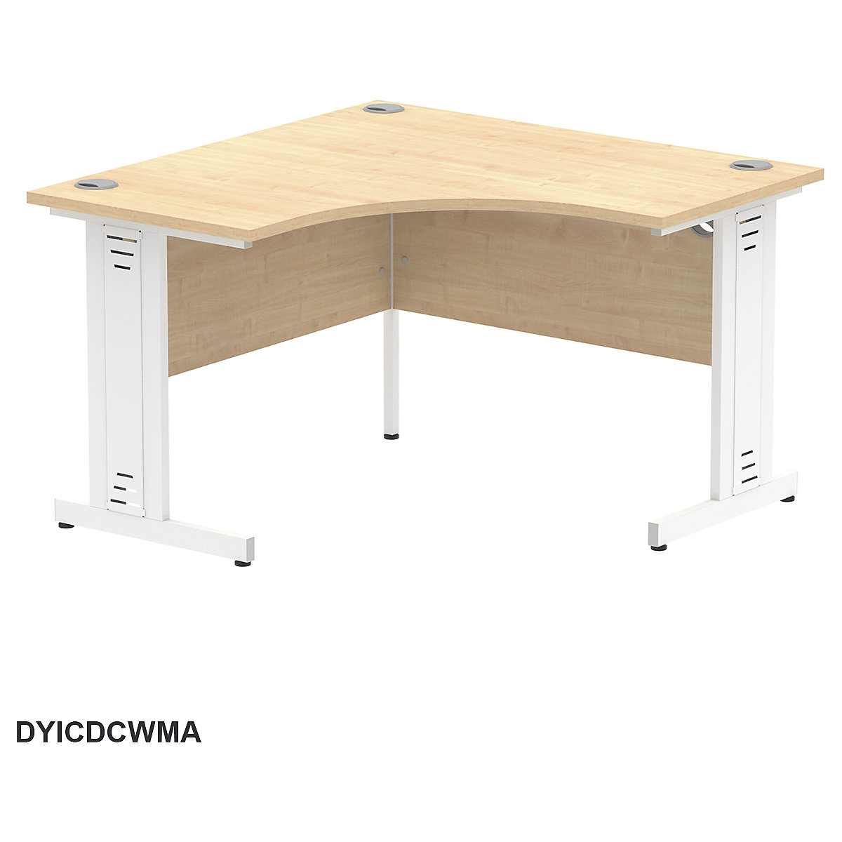 Impulse Corner Office Desks with Cable Managed Cantilever Legs (Product illustration 10)-9