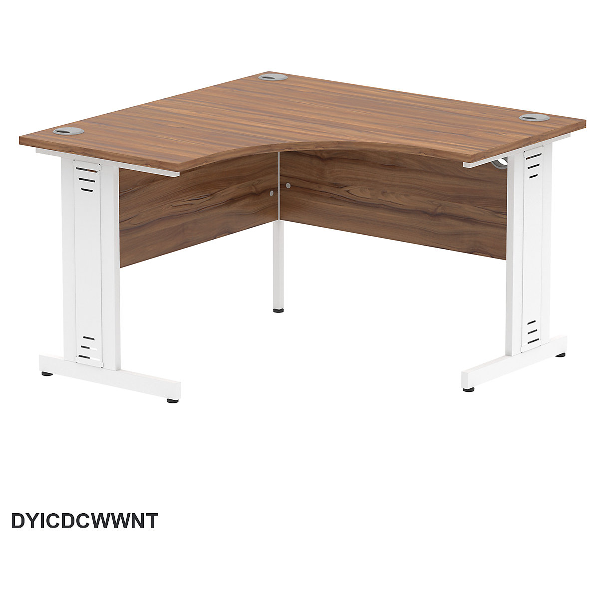 Impulse Corner Office Desks with Cable Managed Cantilever Legs (Product illustration 12)-11