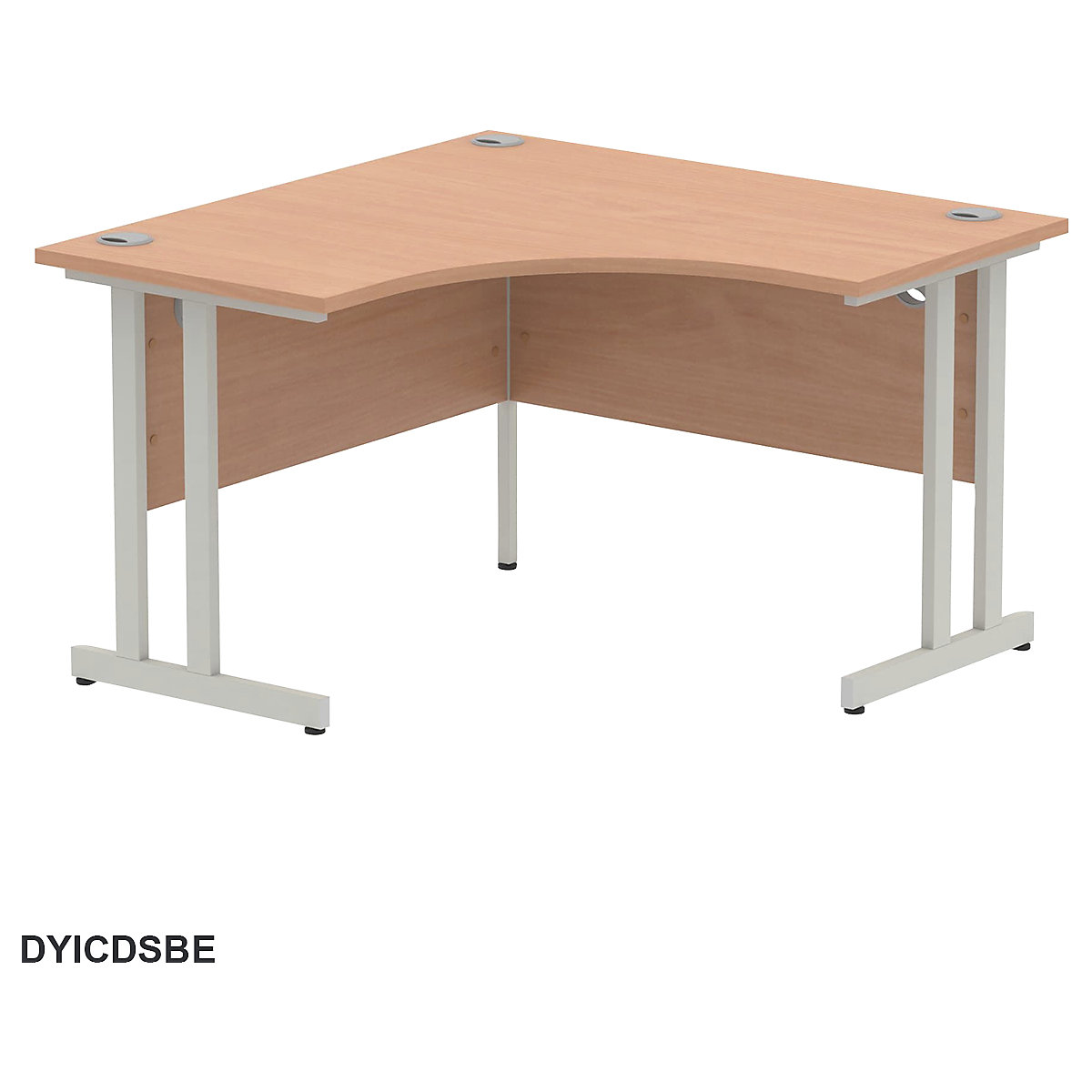 Impulse Corner Office Desks with Cantilever Legs (Product illustration 3)-2
