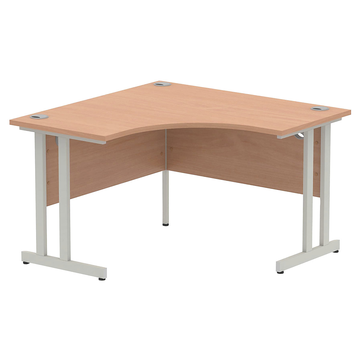 Impulse Corner Office Desks with Cantilever Legs